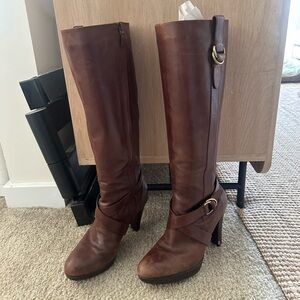 Cole haan and nike air heeled boots